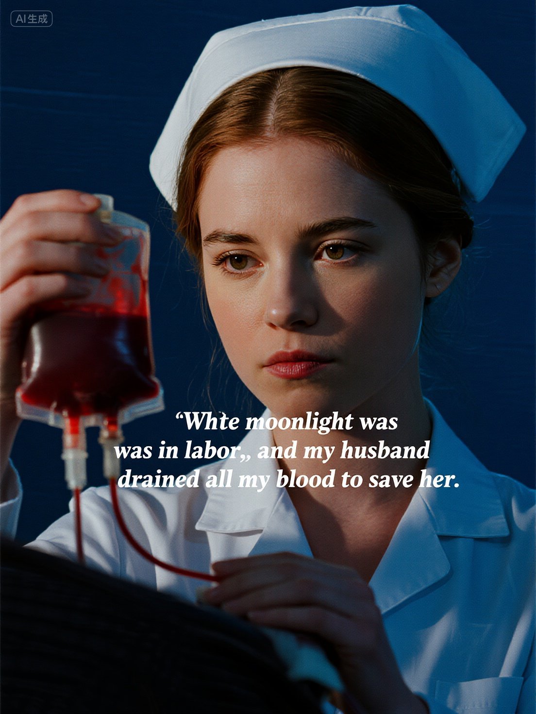 White moonlight was in labor, and my husband drained all my blood to save her.